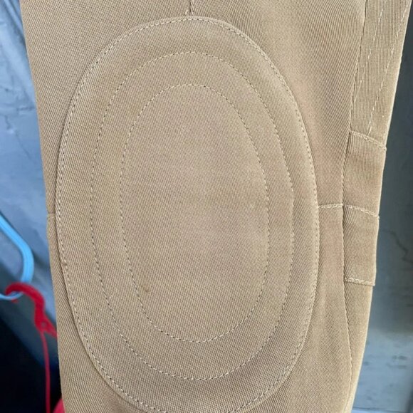 Moschino Khaki Wool Blend Riding  Trousers, size 6 - Picture 5 of 10